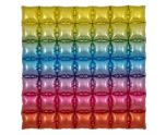 Rainbow 7x7 Waffle Foil Balloon