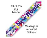 9ft Banner Welcome to Your New Home