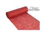 Deco Mesh Burlap25cm x 4.57m (5 Yard's) Red