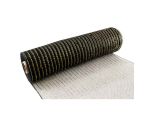 Eleganza Deco Mesh Black & Gold - 25cm x 9.1m