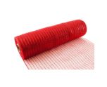 Eleganza Deco Mesh Metallic Red - 25cm x 9.1m