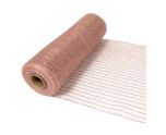 Eleganza Deco Mesh Metallic Rose Gold - 25cm x 9.1m