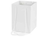 Hand Tie Bag - White (18cm x 18cm) 10pcs