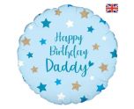 18" Happy Birthday Daddy Foil Balloon