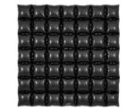 Black 7x7 Waffle Foil Balloon