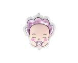 Party Deco Pink Baby Head Balloon