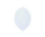12" Link-O-Loon Fashion White 50ct