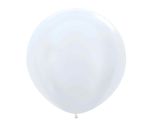 36" Sempertex Satin White 2ct