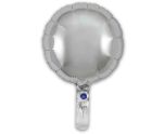 9" Oaktree Silver Round Foil