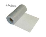 Tulle Finesse Metallic Silver 6" x 25yds